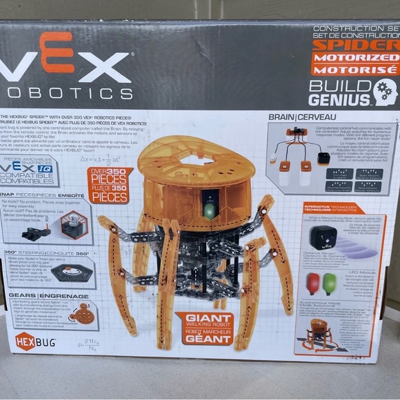 NÉW! $99 VEX Robotics Spider Motorized RC Giant Walking Robot Hexbug Toy Build - Picture 4 of 7